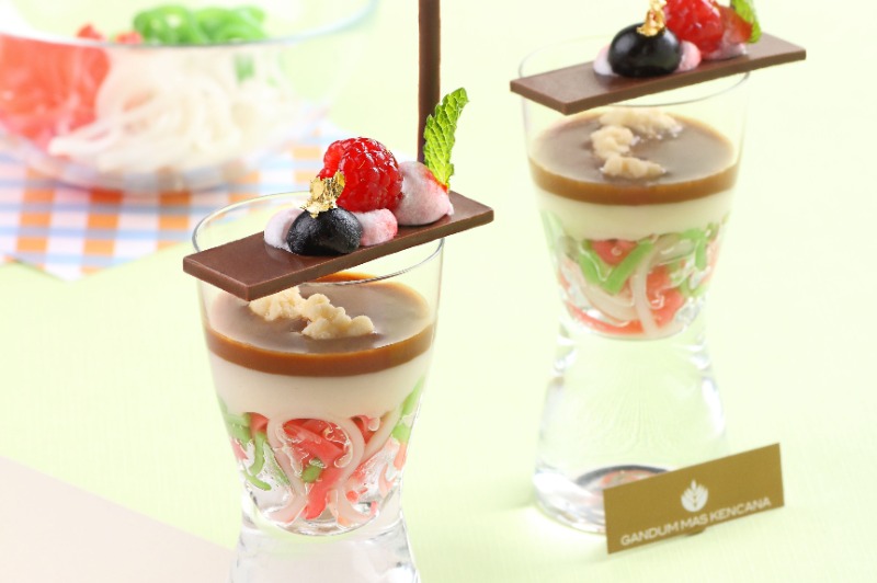 Ide Takjil Ramadhan, Kombinasi Putu Mayang dan Pudding