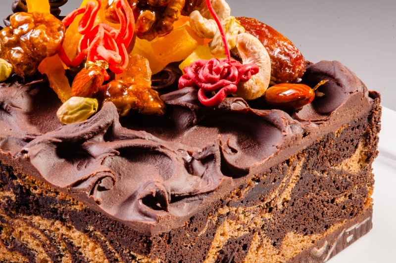 Marble Cake, Kombinasi Motif Marmer pada Cake